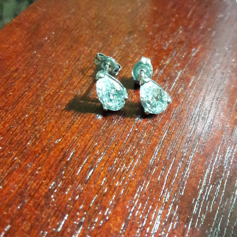 Oval Cubic Zirconia Earrings
